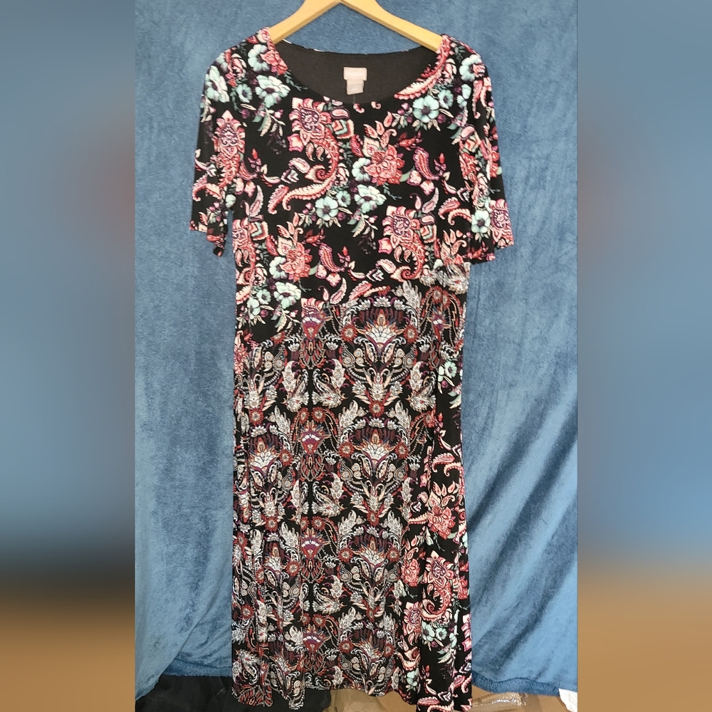 Chico's Multicolor Paisley Maxi Dress